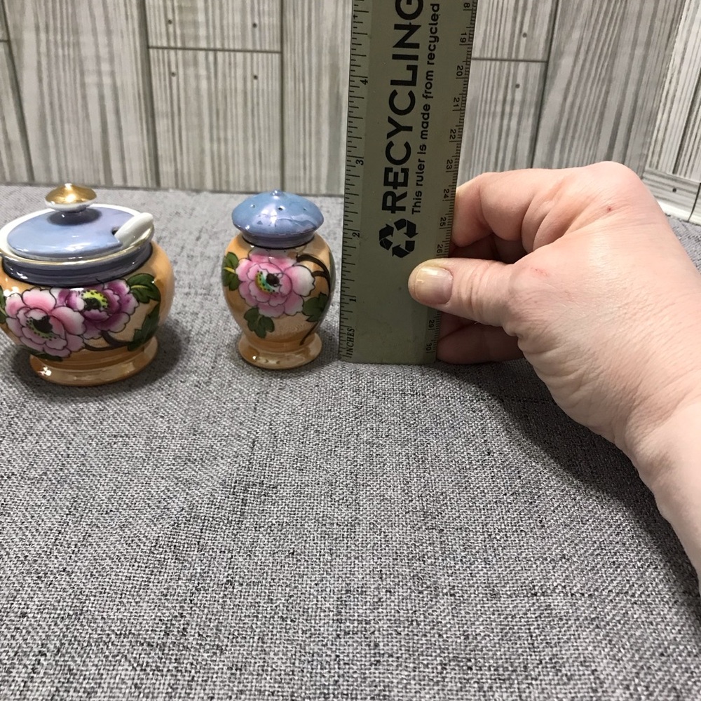 Vintage Noritake Lusterware Condiment set - Picture 5 of 12
